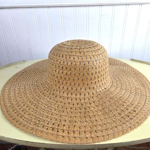 Women's BOHO Floppy Hat Stylish Black and Tan Women's Sun Hat Bundle - Picture 9 of 16